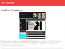 Tablet Screenshot of fullpornpass.com